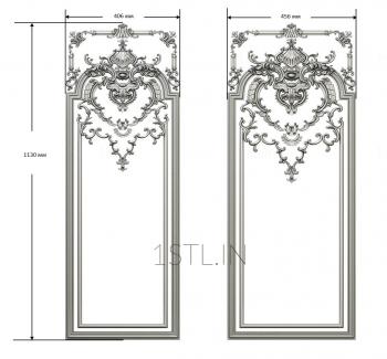 Vertical panel (PV_0436) 3D model for CNC machine